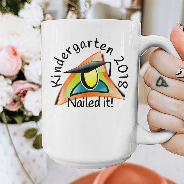Kids Kindergarten 2018 Nailed It Graduation Graphic Print Coffee Mug