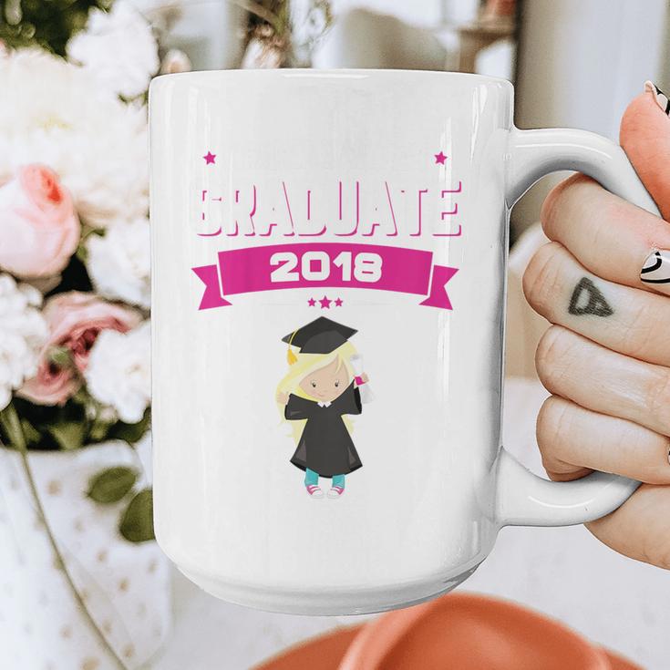 Kids Kindergarten Graduate 2018 Graduation Girls Graphic Print Coffee Mug