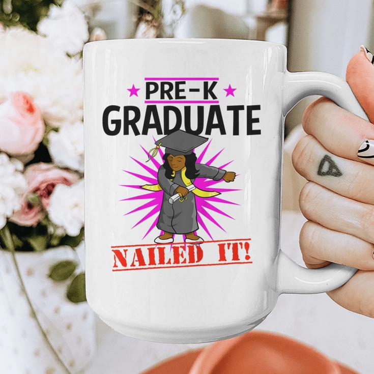 Kids Pre K Graduation Flossing Girl Nailed It Graduate Girls Graphic Print Coffee Mug