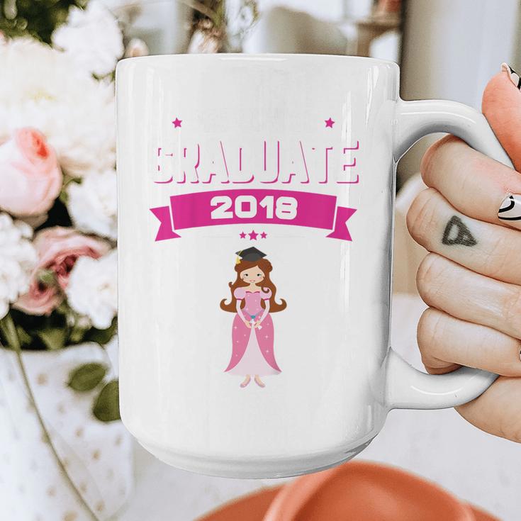 Kids Princess Girl Preschool Graduate 2018 Graduation Pre-K Graphic Print Coffee Mug