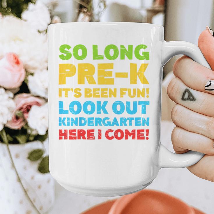 Kids So Long PRE-K It's Been Fun Shirt Boy Girl Graduation Graphic Print Coffee Mug