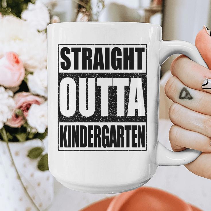 Kids Straight Outta Kindergarten Shirt Boy Girl Graduation Graphic Print Coffee Mug