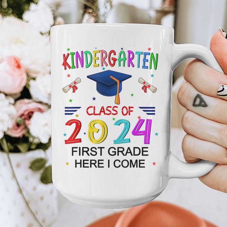 Kindergarten Graduation Class 2024 1st Grade Here I Come Graphic Print Coffee Mug