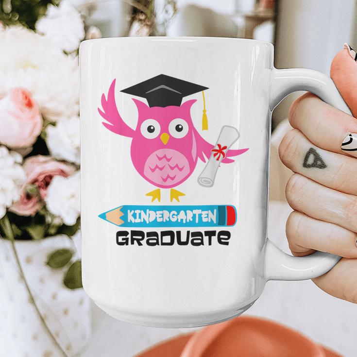 Kindergarten Graduation Tee Shirt Pink Owl T-Shir Graphic Print Coffee Mug