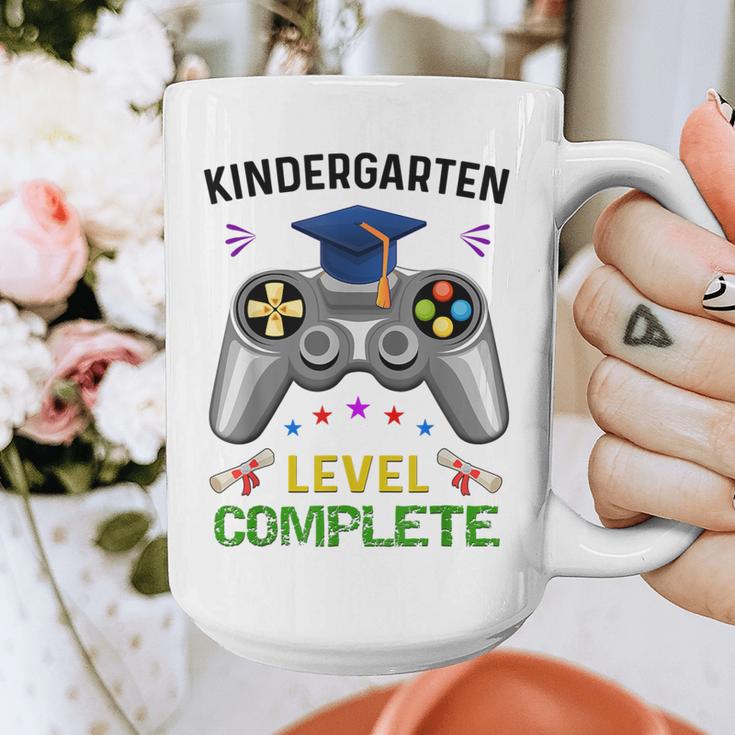 Kindergarten Level Complete Graduation Class 2023 Gamer Kids Graphic Print Coffee Mug
