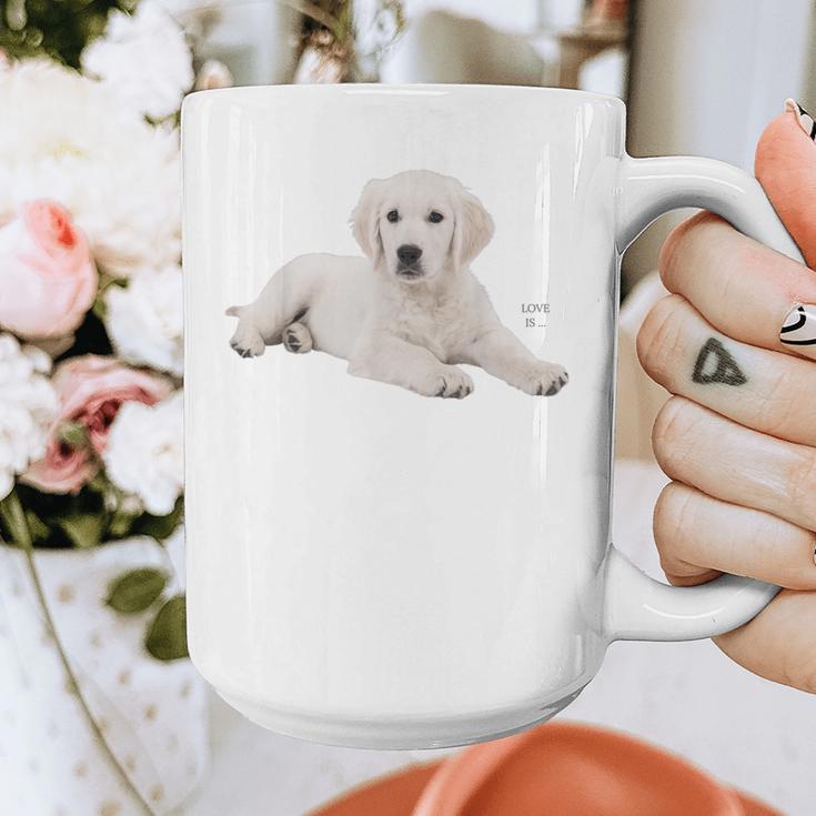 Labrador Retriever Shirt Yellow Love Lab Mom Dog Dad Graphic Print Coffee Mug