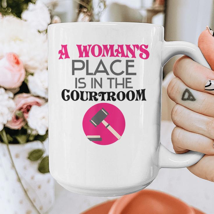 Lawyer Attorney Law School Graduation Female Women Graphic Print Coffee Mug