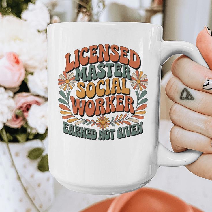 Licensed Social Worker Masters MSW LMSW Graduation 2026 Premium Tri-Blend Graphic Print Coffee Mug