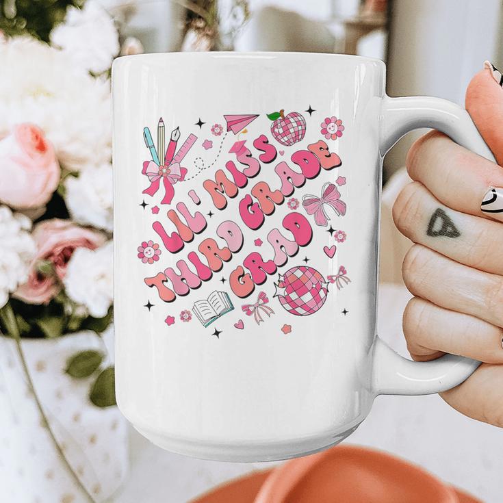 Lil Miss Third 3rd Grade Grad Graduation Last Day Girls Kid Graphic Print Coffee Mug