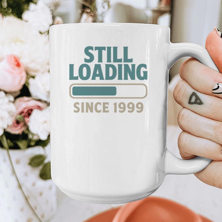 Still Loading Since 1999 Retro Tech Nostalgia Premium Tri-Blend Graphic Print Coffee Mug