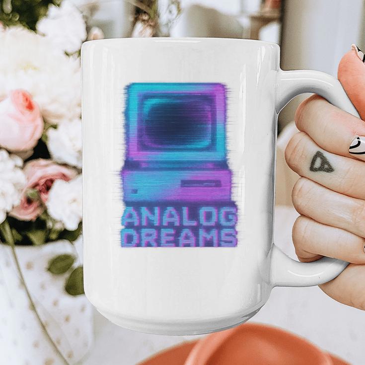 Lofi Reverie Analog Dreams Pixel 90s Desktop VHS Nostalgia Graphic Print Coffee Mug