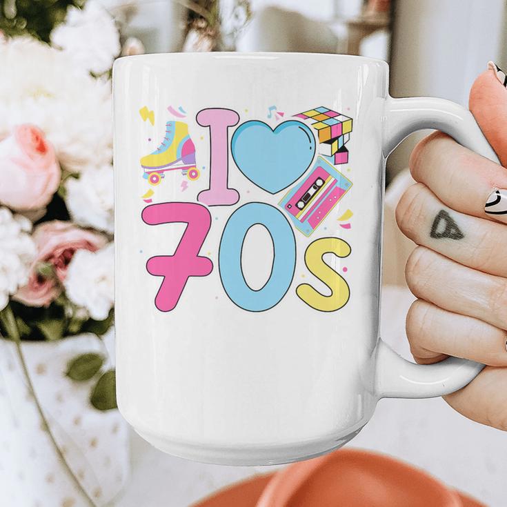 I Love 70's Retro Style Nostalgia Vibe 1970's Party Premium Tri-Blend Graphic Print Coffee Mug I Love 70's Retro Style Nostalgia Vibe 1970's Party Premium Tri-Blend Graphic Print Coffee Mug