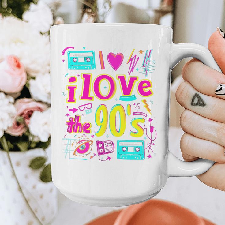 I Love The 90'S 90s Nostalgia Graphic Print Coffee Mug