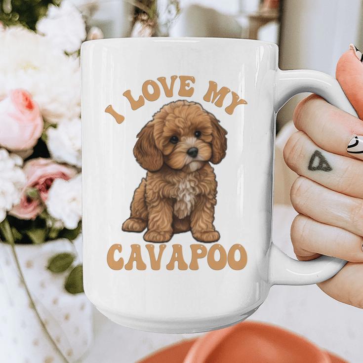 I Love My Cavapoo For Mom Dad Kids Graphic Print Coffee Mug I Love My Cavapoo For Mom Dad Kids Graphic Print Coffee Mug