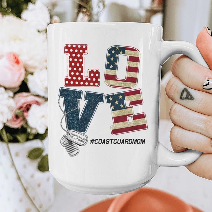 Love Coast Guard Mom Proud Coast Guard Graduation Mom Graphic Print Coffee Mug
