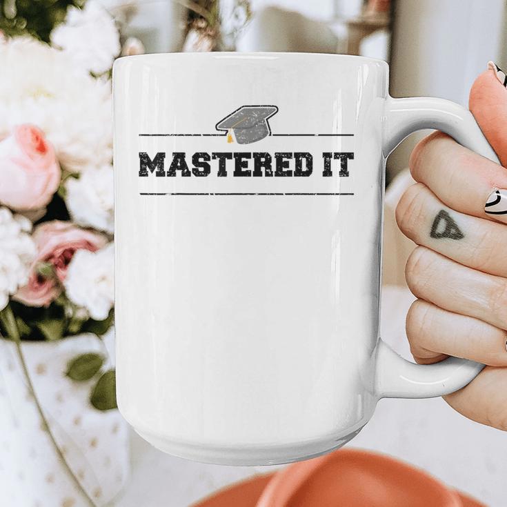 Masters Degree Graduation For Graduates Him Her Grads Graphic Print Coffee Mug