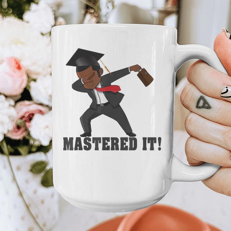 Masters Graduation Mastered It Dabbing Man Tee Graphic Print Coffee Mug