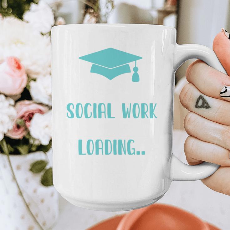 Masters Of Social Work Loading MSW Graduation Future Social Graphic Print Coffee Mug