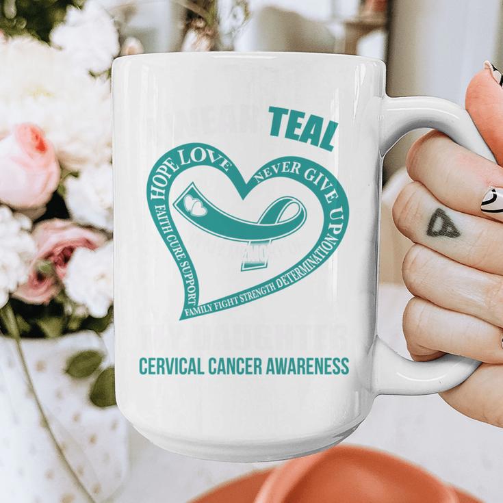 In My Memory Of My Daughter CERVICAL CANCER AWARENESS Graphic Print Coffee Mug