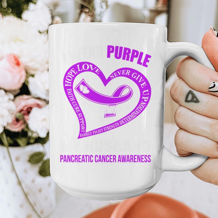 In My Memory Of My Husband PANCREATIC CANCER AWARENESS Graphic Print Coffee Mug In My Memory Of My Husband PANCREATIC CANCER AWARENESS Graphic Print Coffee Mug
