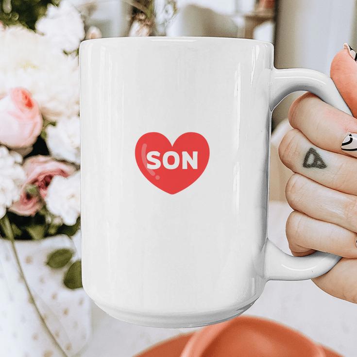 In Memory Of Son Con Customized Personalized Memorial Graphic Print Coffee Mug