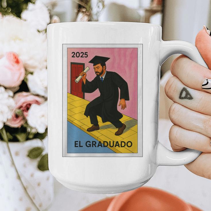Mexican For Graduation 2025 El Graduado Premium Tri-Blend Graphic Print Coffee Mug