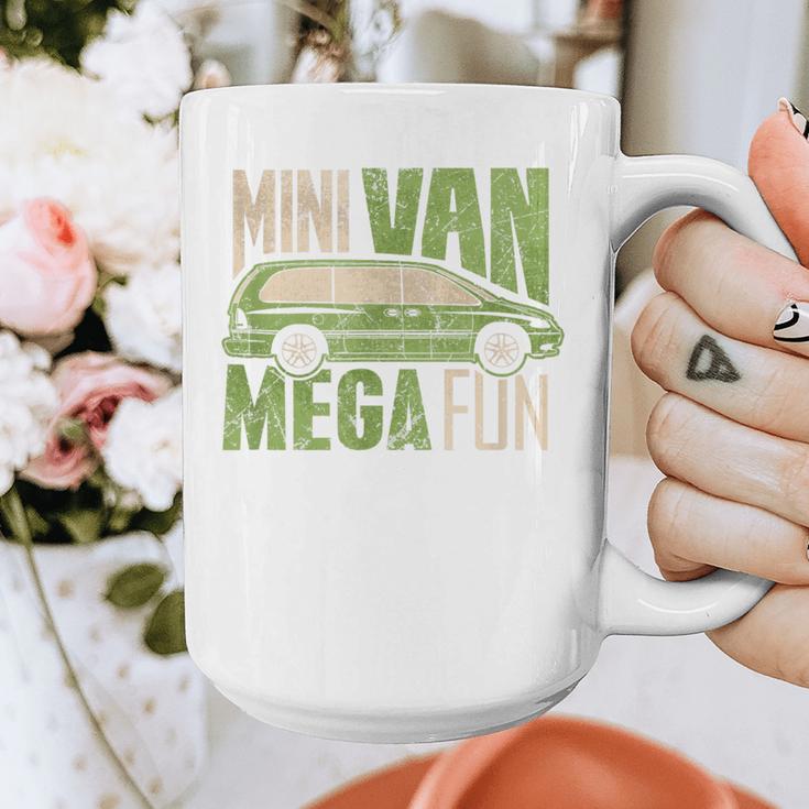 Mini Van Mega Fun Mom Dad T-Shirt Graphic Print Coffee Mug