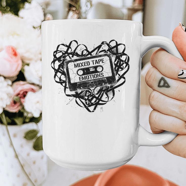 Mixed Tape Emotions Music Lover Nostalgia Quote Premium Tri-Blend Graphic Print Coffee Mug Mixed Tape Emotions Music Lover Nostalgia Quote Premium Tri-Blend Graphic Print Coffee Mug