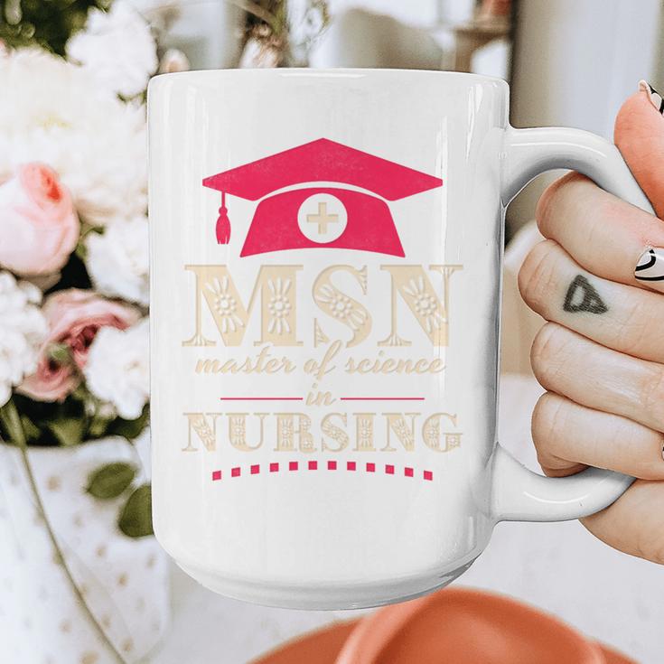 Msn Master Of Science In Nursing College Graduation Premium Tri-Blend Graphic Print Coffee Mug