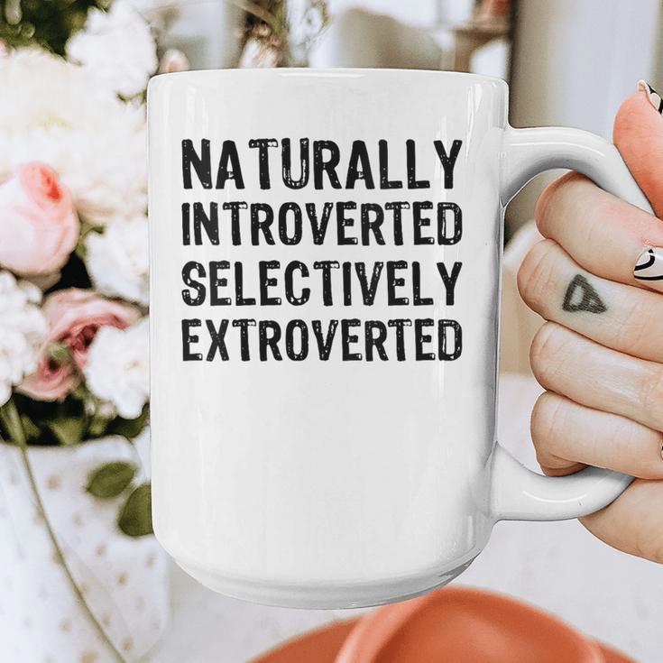 Naturally Introverted Selectively ExtrovertedIntrovert Joke Graphic Print Coffee Mug Naturally Introverted Selectively ExtrovertedIntrovert Joke Graphic Print Coffee Mug