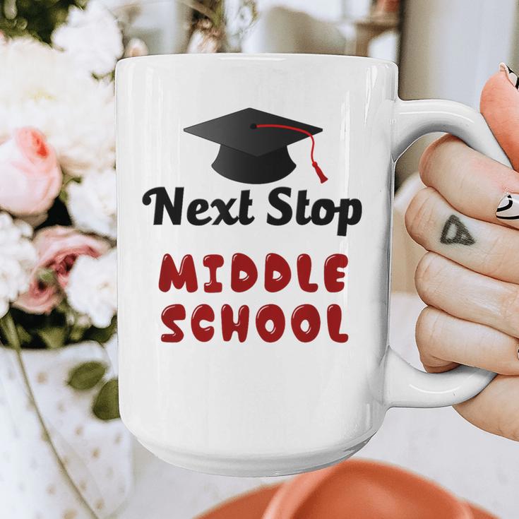 Next Stop Middle School Graduation Graphic Print Coffee Mug