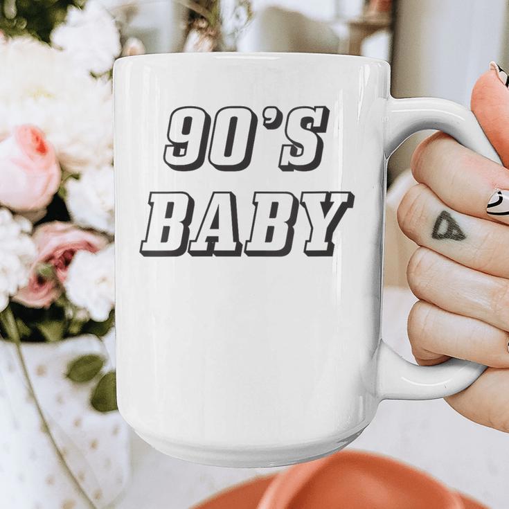Nineties Era Nostalgia Lover Retro Born 90s Baby Vibes Graphic Print Coffee Mug
