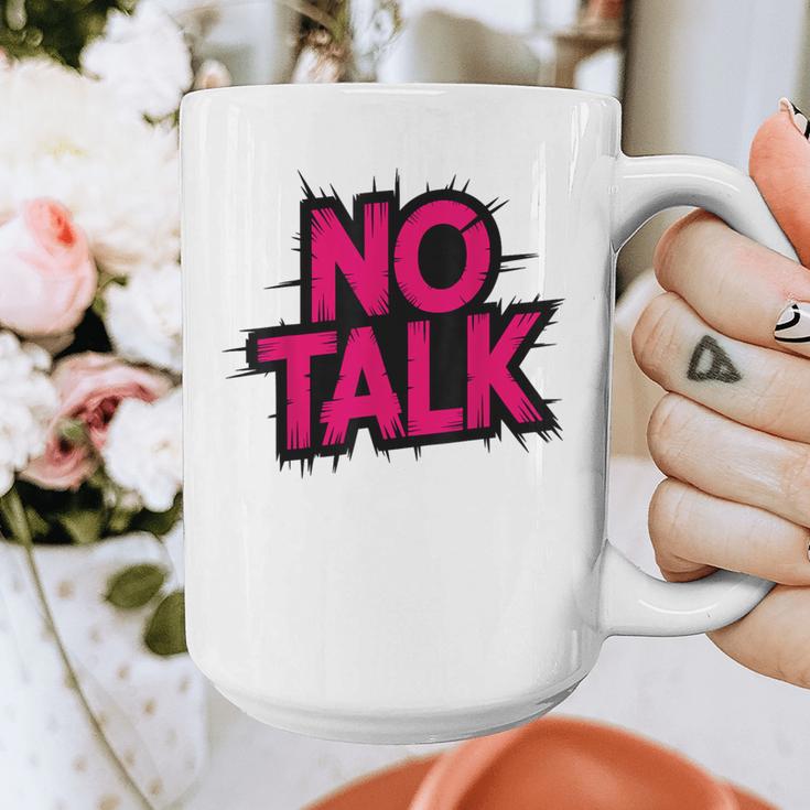 No Small Talk Zone – Introvert Quote Graphic Print Coffee Mug No Small Talk Zone – Introvert Quote Graphic Print Coffee Mug