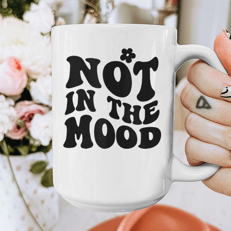 Not In The Mood Anti Social Introvert Sarcastic Retro Graphic Print Coffee Mug Not In The Mood Anti Social Introvert Sarcastic Retro Graphic Print Coffee Mug