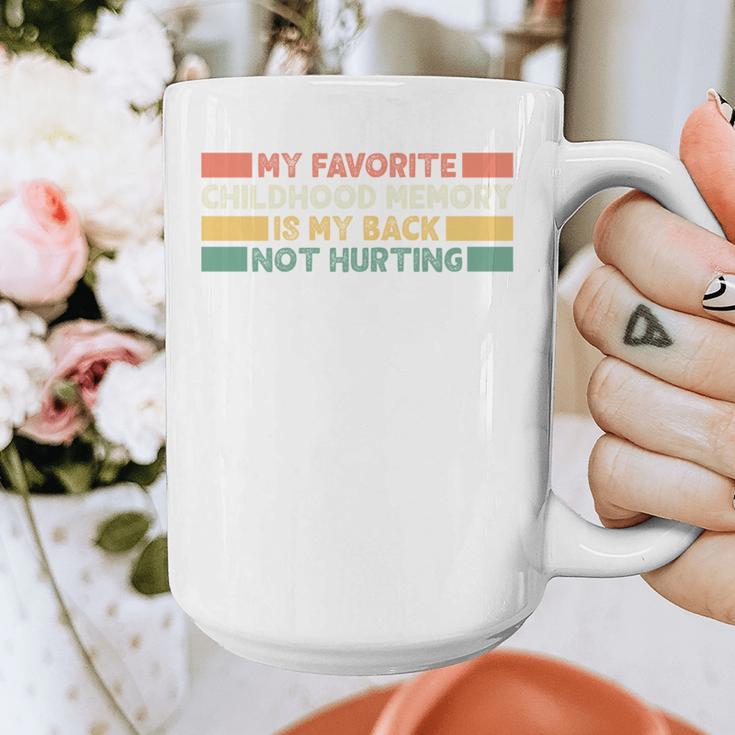 Old Man Woman Senior Citizen Back Not Hurting Memory Graphic Print Coffee Mug Old Man Woman Senior Citizen Back Not Hurting Memory Graphic Print Coffee Mug