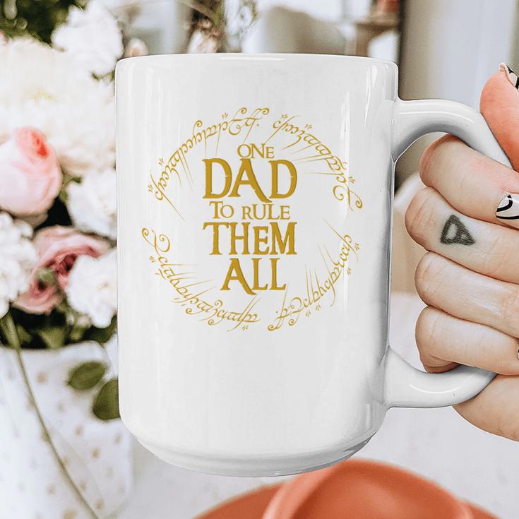 One Dad To Rule Them All Fantasy Nerd Dad Graphic Graphic Print Coffee Mug