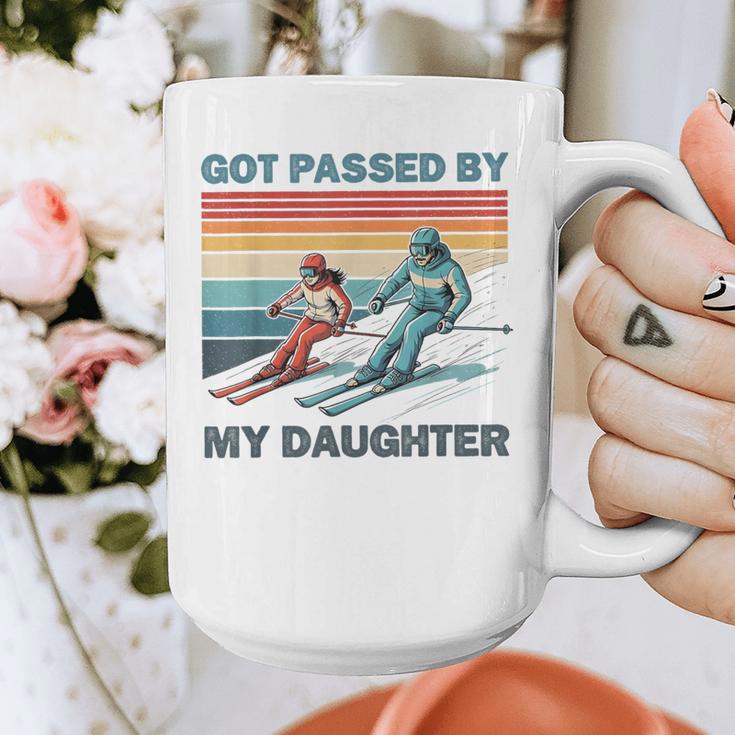 Got Passed By My Daughter Skiing Dad Graphic Print Coffee Mug