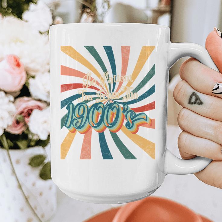 BE PATIENT I'M FROM THE 1900s RETRO SUNSET 90s 80s 70s Graphic Print Coffee Mug
