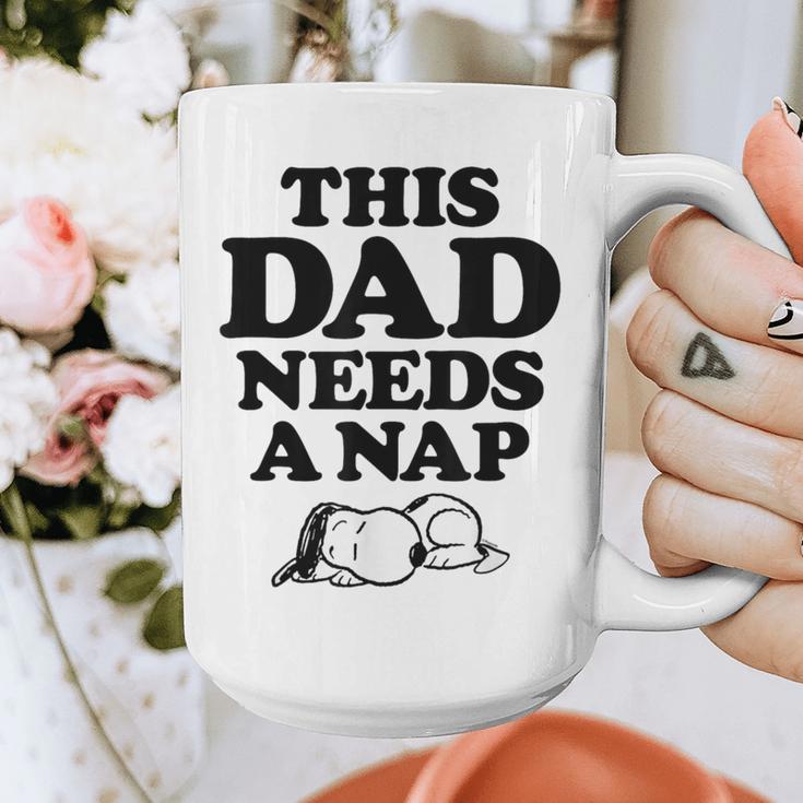 Peanuts This Dad Needs A Nap Graphic Print Coffee Mug