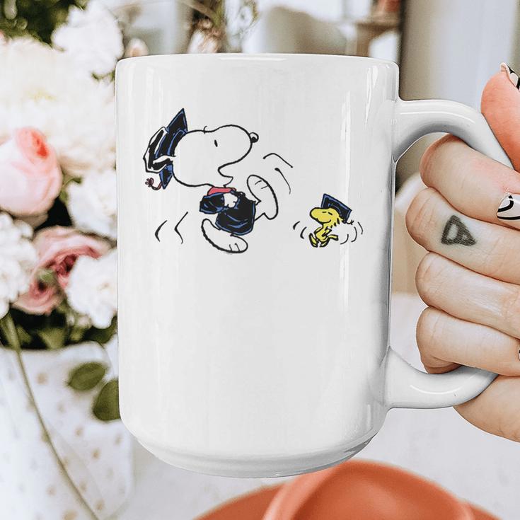 Peanuts Graduation Squad Snoopy Woodstock Raglan Baseball Tee Graphic Print Coffee Mug