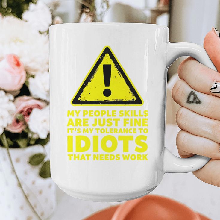 My People Skills Are Just Fine Sarcastic Introvert Premium Tri-Blend Graphic Print Coffee Mug My People Skills Are Just Fine Sarcastic Introvert Premium Tri-Blend Graphic Print Coffee Mug