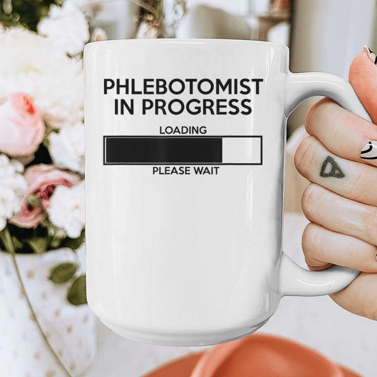 Phlebotomist In Progress Phlebotomy School Graduation Graphic Print Coffee Mug