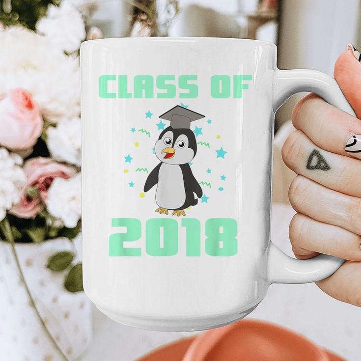 Pinguin Class 2018 Shirt Graduation Kids Graduate Graphic Print Coffee Mug