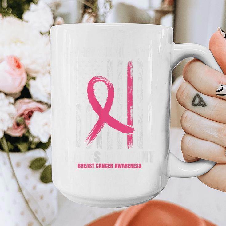 Pink In Memory Of Aunt Breast Cancer Awareness American Flag Graphic Print Coffee Mug Pink In Memory Of Aunt Breast Cancer Awareness American Flag Graphic Print Coffee Mug