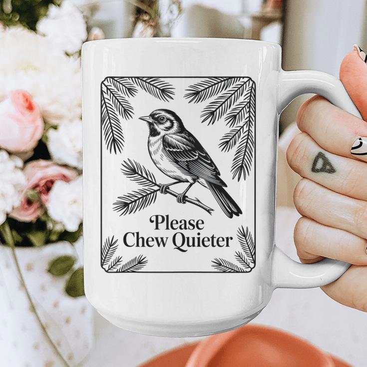 Please Chew Quieter Introvert Nature Bird Lover Graphic Print Coffee Mug Please Chew Quieter Introvert Nature Bird Lover Graphic Print Coffee Mug