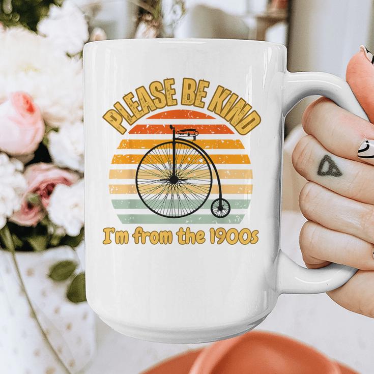 Please Be Kind I'm From The 1900s Penny Farthing Graphic Print Coffee Mug