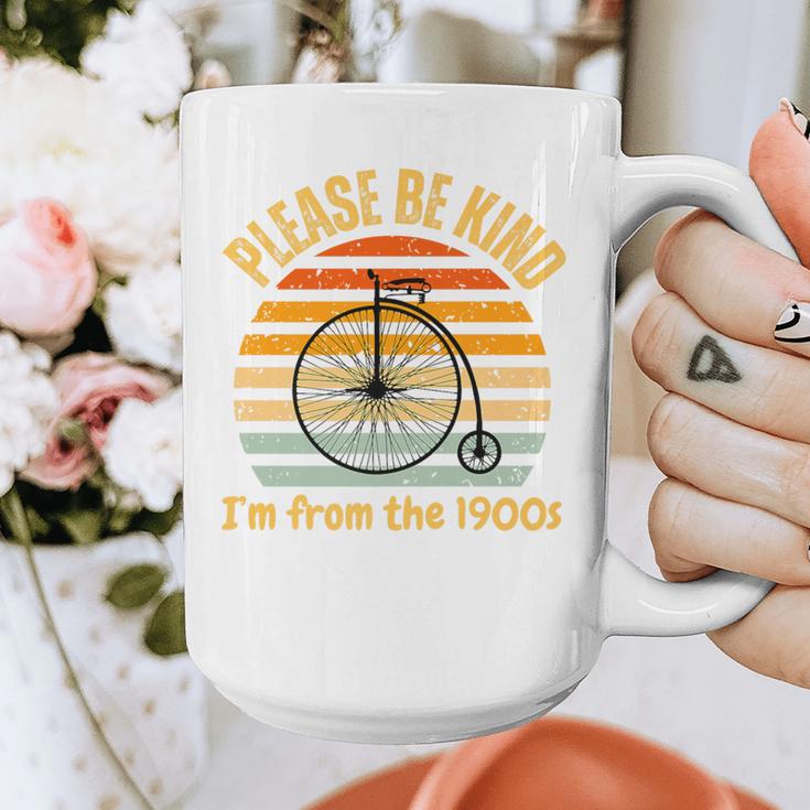 Please Be Kind I'm From The 1900s Penny Farthing Premium Graphic Print Coffee Mug