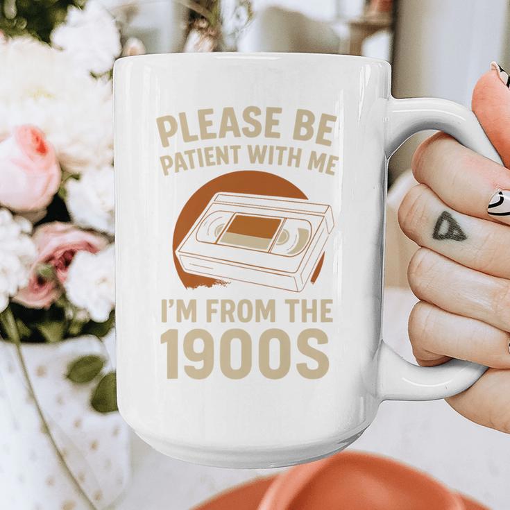 Please Be Patient I'm From The 1900s – Vintage Tape Premium Graphic Print Coffee Mug Please Be Patient I'm From The 1900s – Vintage Tape Premium Graphic Print Coffee Mug
