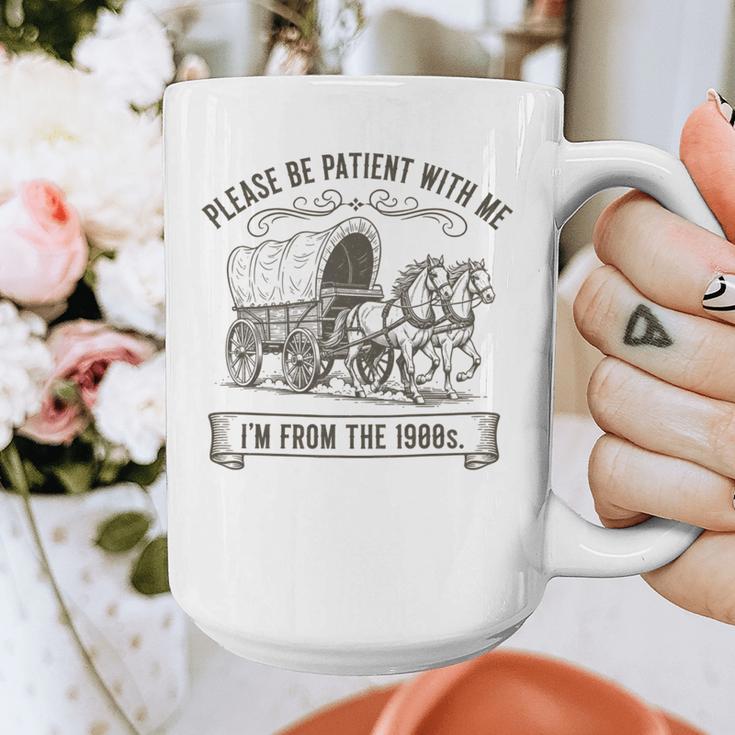 Please Be Patient With Me I'm From The 1900s Boomer Graphic Print Coffee Mug