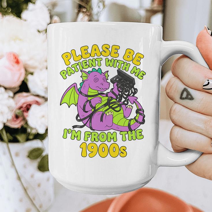 Please Be Patient I'm From The 1900s Dragon Men Women Premium Tri-Blend Graphic Print Coffee Mug